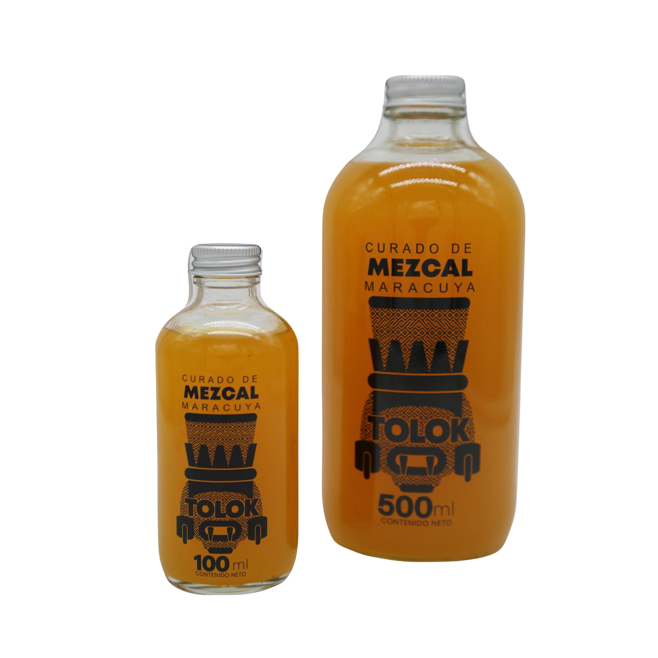 Curado de Mezcal Maracuya 500ml y 100ml